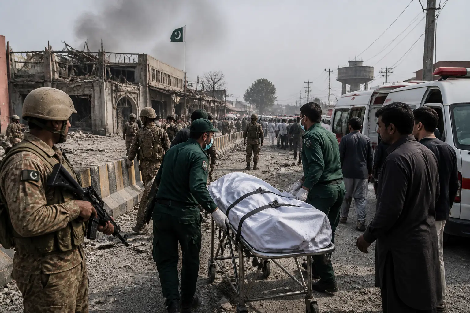 Editorial image for Pakistan suicide bombing death toll rises to at least 31