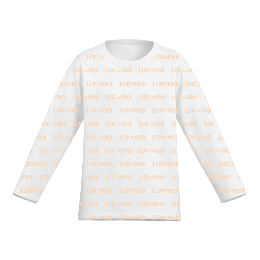 AOP Children's Crew Neck Set Top