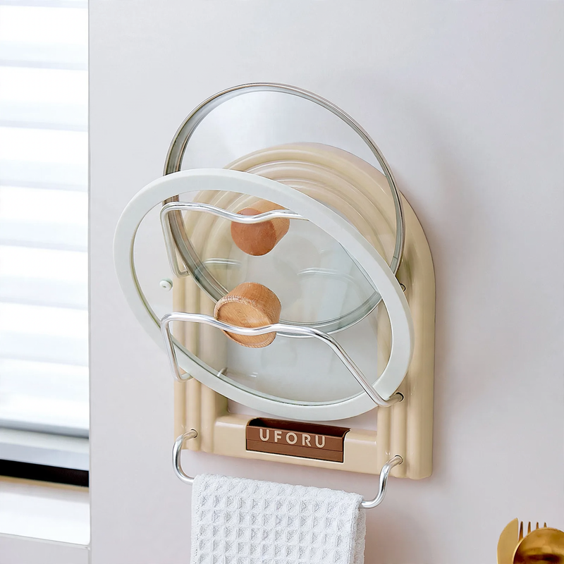 Wall shelf with suction cup, double-layered, free mounting