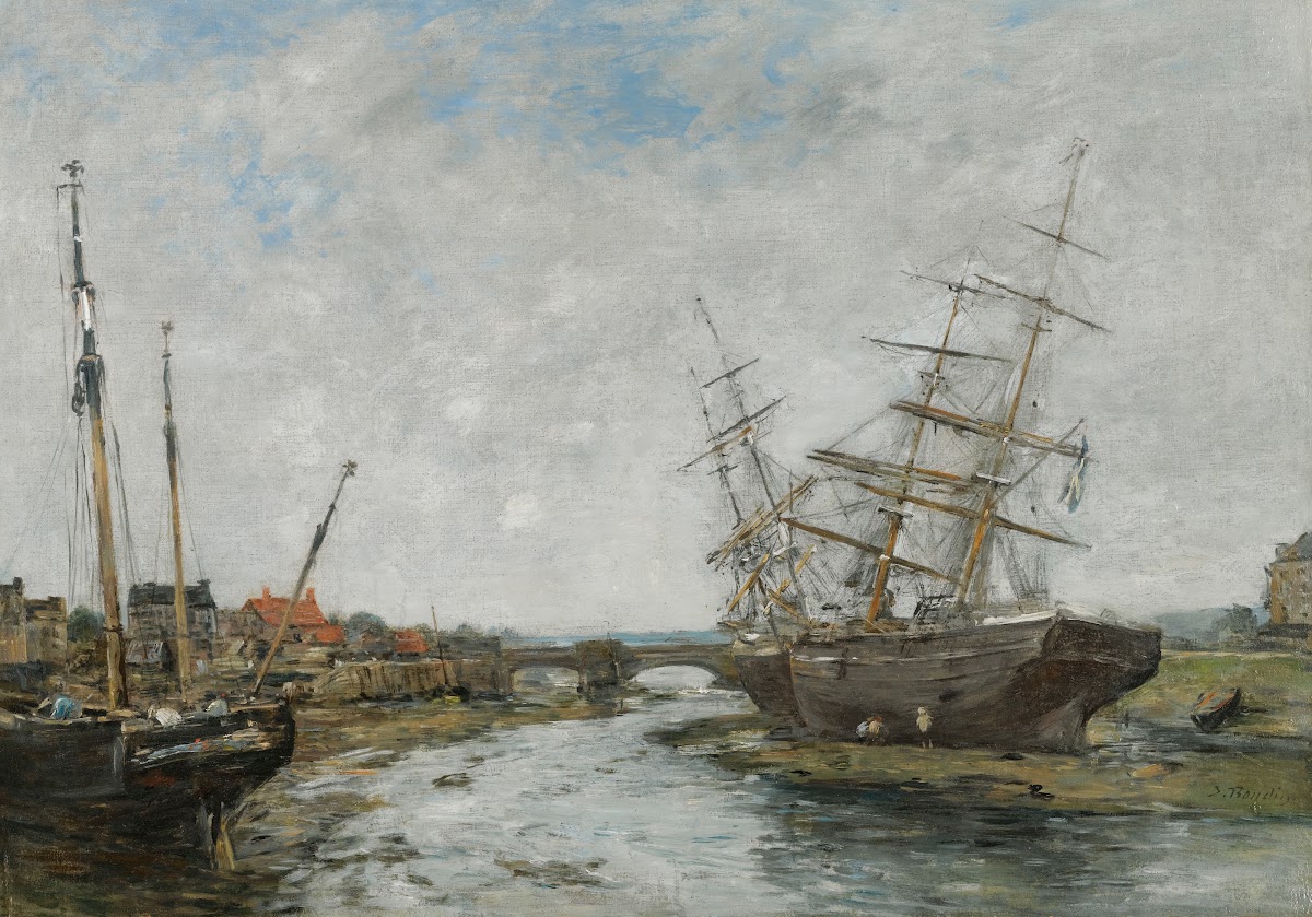 La Touques Marée Basse circa 1888 1895