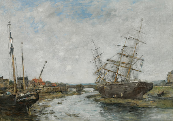 La Touques Marée Basse circa 1888 1895