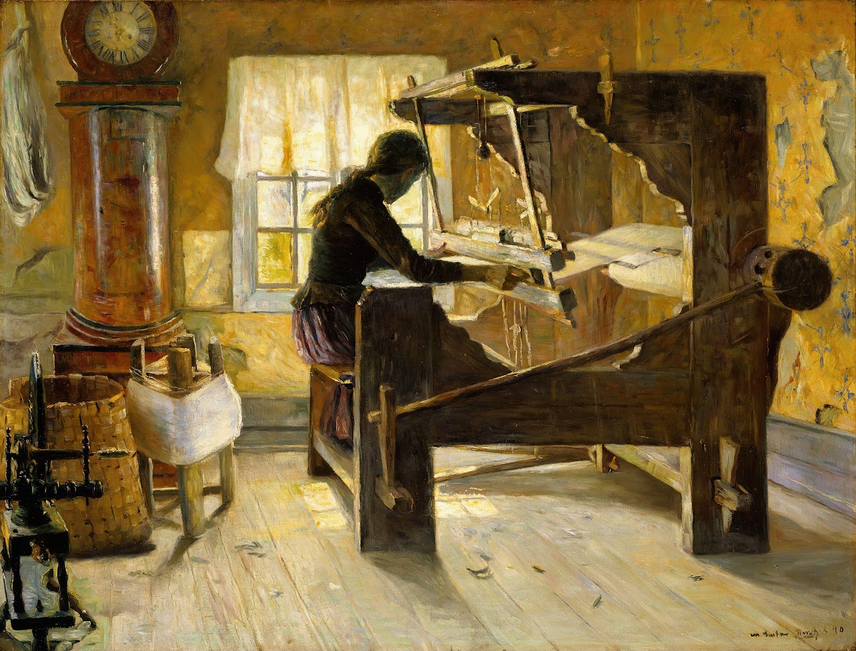 At the Loom 1890