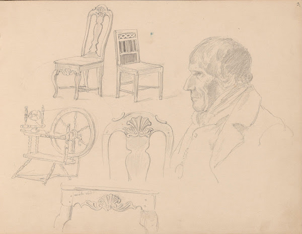 Rokk stoler bord Christen Jacobsen Nevlunghavn 1861