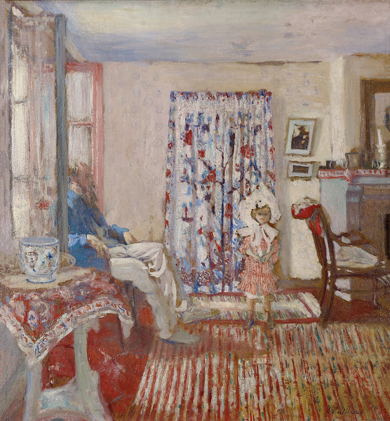 Le peintre Ker Xavier Roussel et sa fille The Painter Ker Xavier Roussel and His