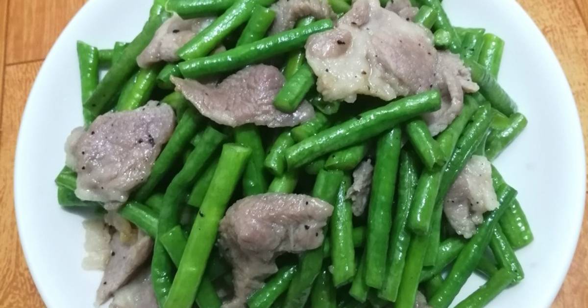 Đậu đũa xào thịt