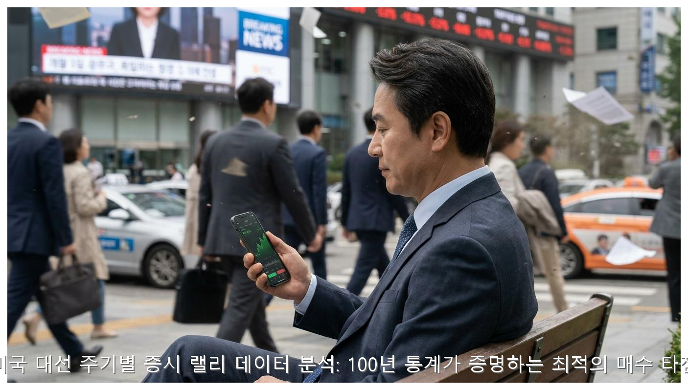 미국 대선 주기별 증시 랠리 데이터 분석: 100년 통계가 증명하는 최적의 매수 타점 핵심 안내 및 분석 인포그래픽 (7)