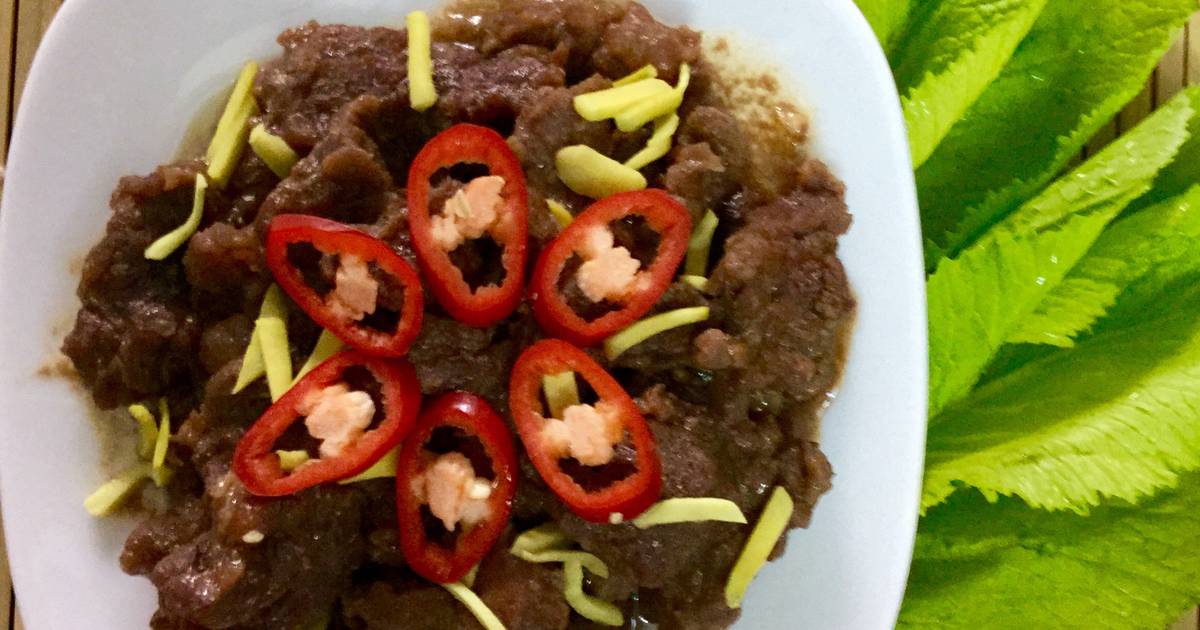 Thịt bò kho gừng