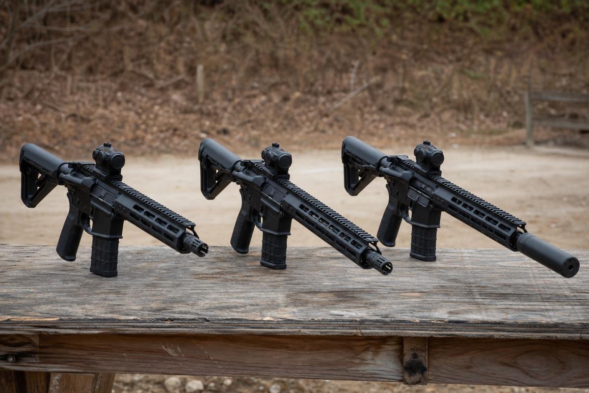 .300 Blackout barrel guide showing 8-inch, 10.5-inch, and 16-inch options