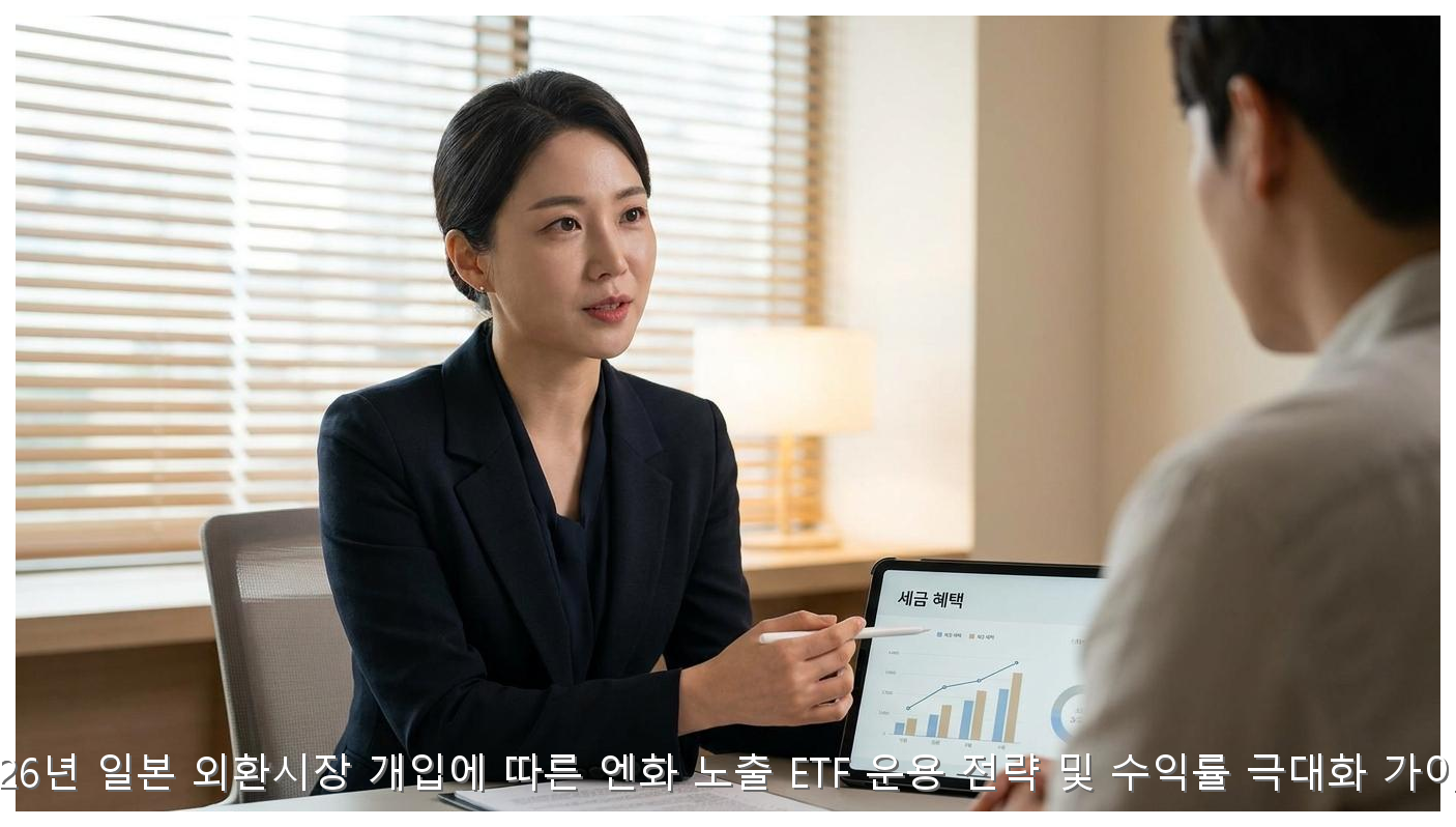 2026년 일본 외환시장 개입에 따른 엔화 노출 ETF 운용 전략 및 수익률 극대화 가이드 핵심 안내 및 분석 인포그래픽 (7)