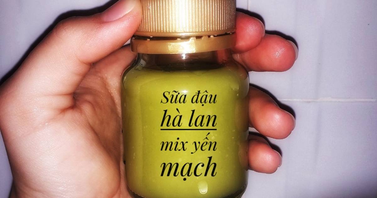 Ăn dặm cho bé: Sữa đậu hà lan mix yến mạch