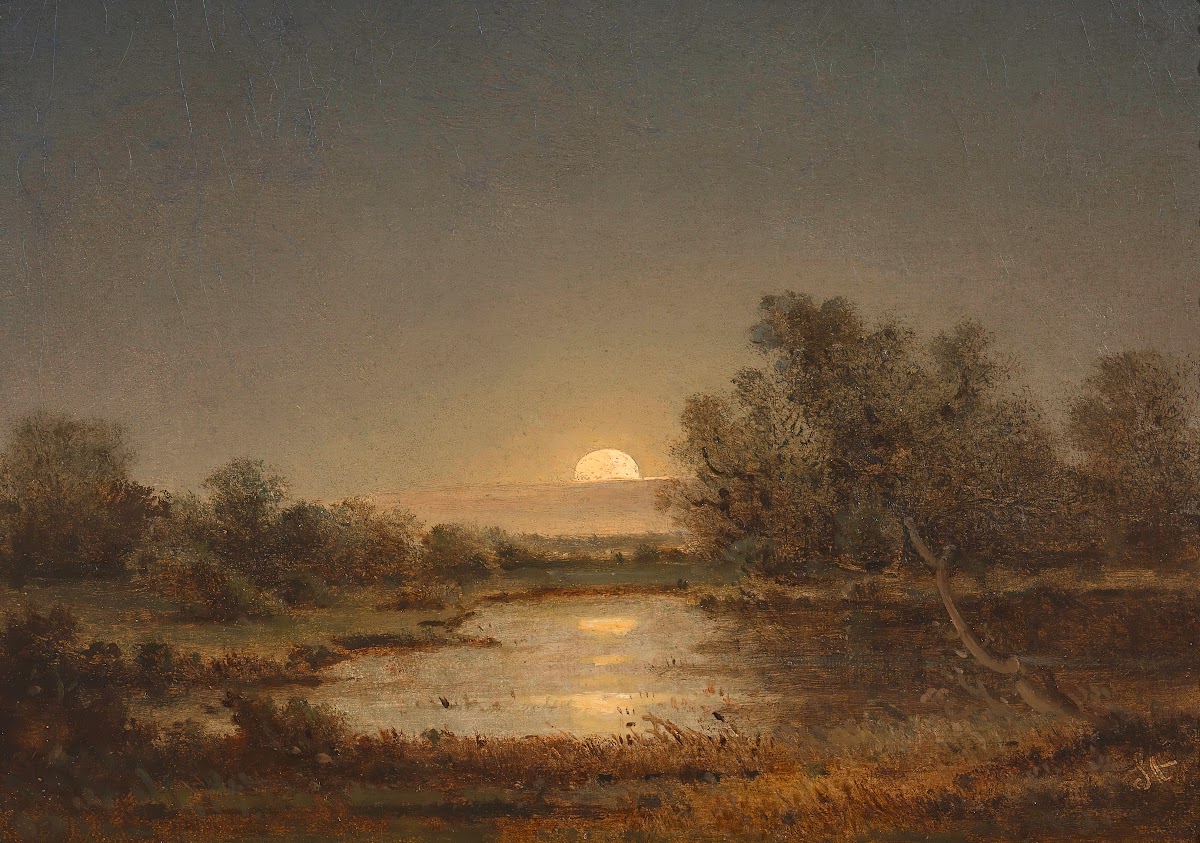 Die Strasserau bei Linz ca 1850