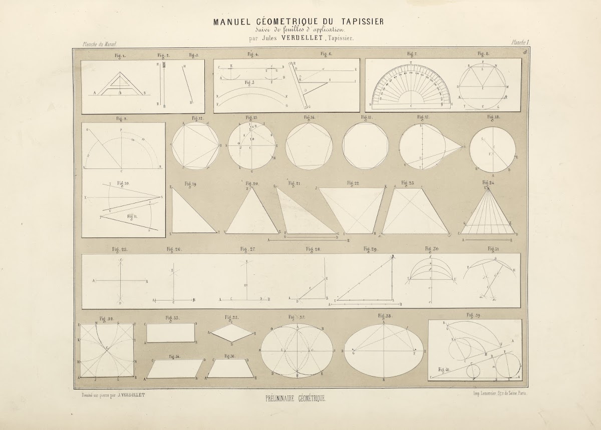 Préliminaire géométrique 1859