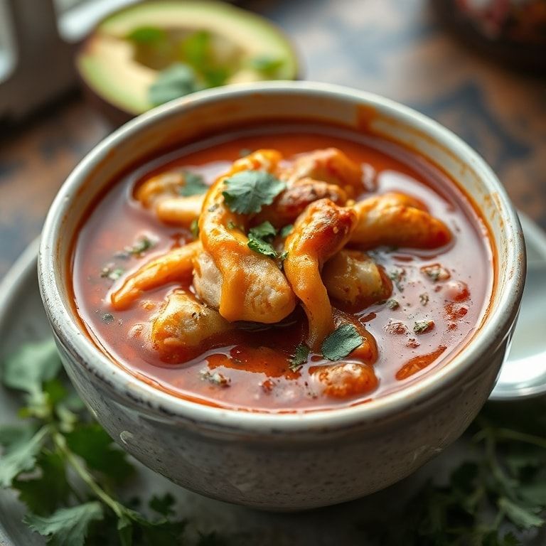 Poblano Chicken Tortilla Soup (Smoky & Comforting) – Easy & Delicious Home‑Cooked Bowl finished
