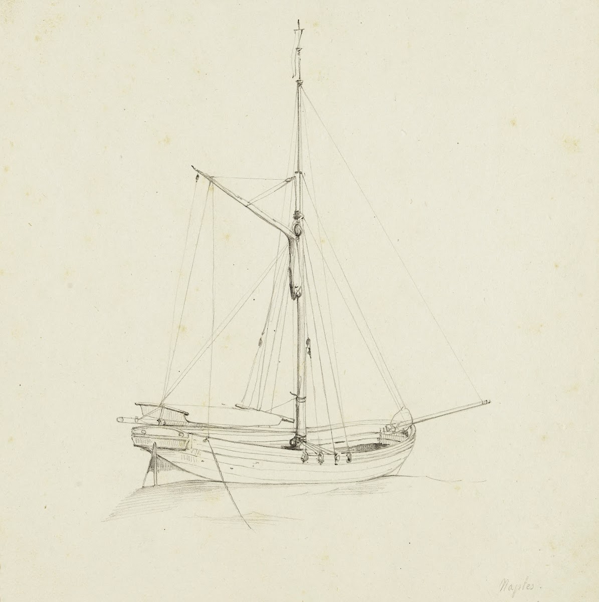 Etude de bateau Naples