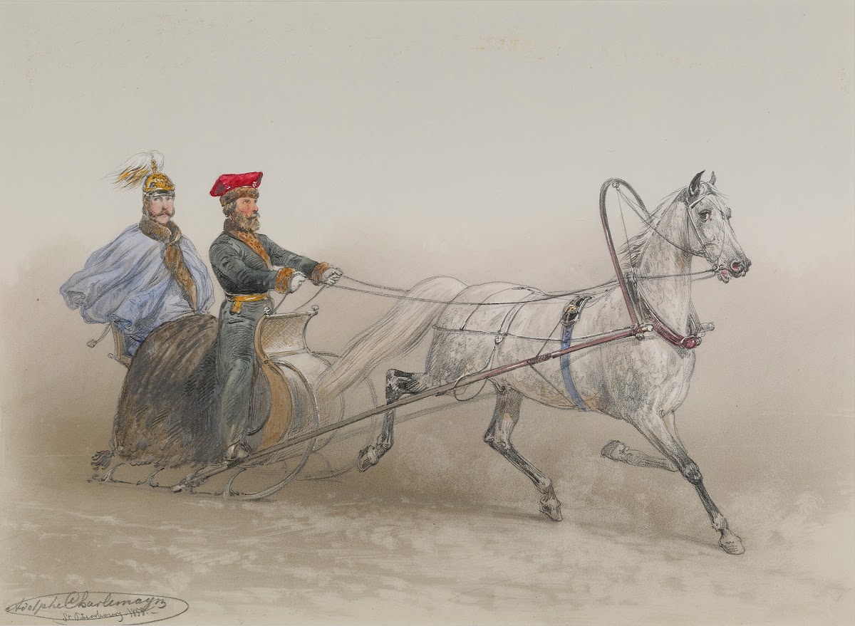 A sleigh ride 1855