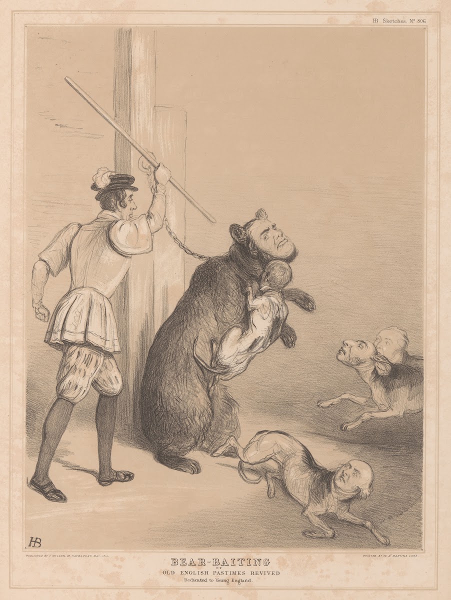 Bear baiting or Old English pastimes revived 1844 1847