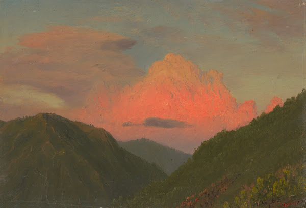 Sunset over Hilltops Jamaica West Indies 1865
