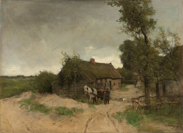 Huisje aan de zandweg 1870   1888