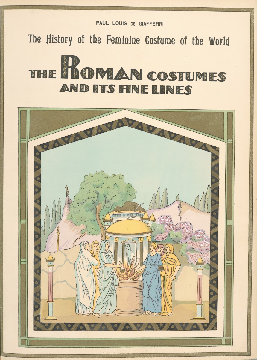 The Roman costumes and its fine lines 1926 1927