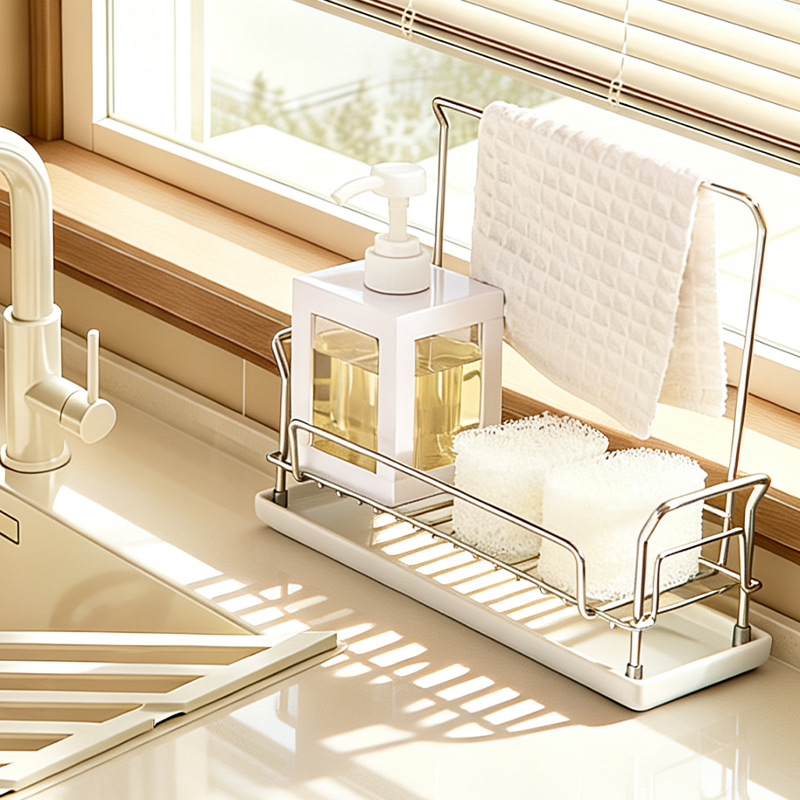 Stainless steel kitchen drying rack for towels
