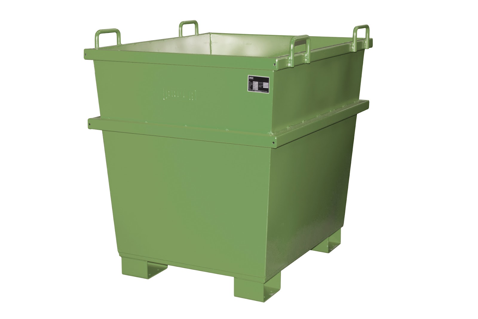 Universele-container UC 1000, gelakt, Resedagroen