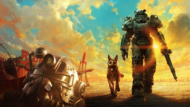 Fallout 4 game logo with Pip-Boy, representing a critical November update fixing bugs