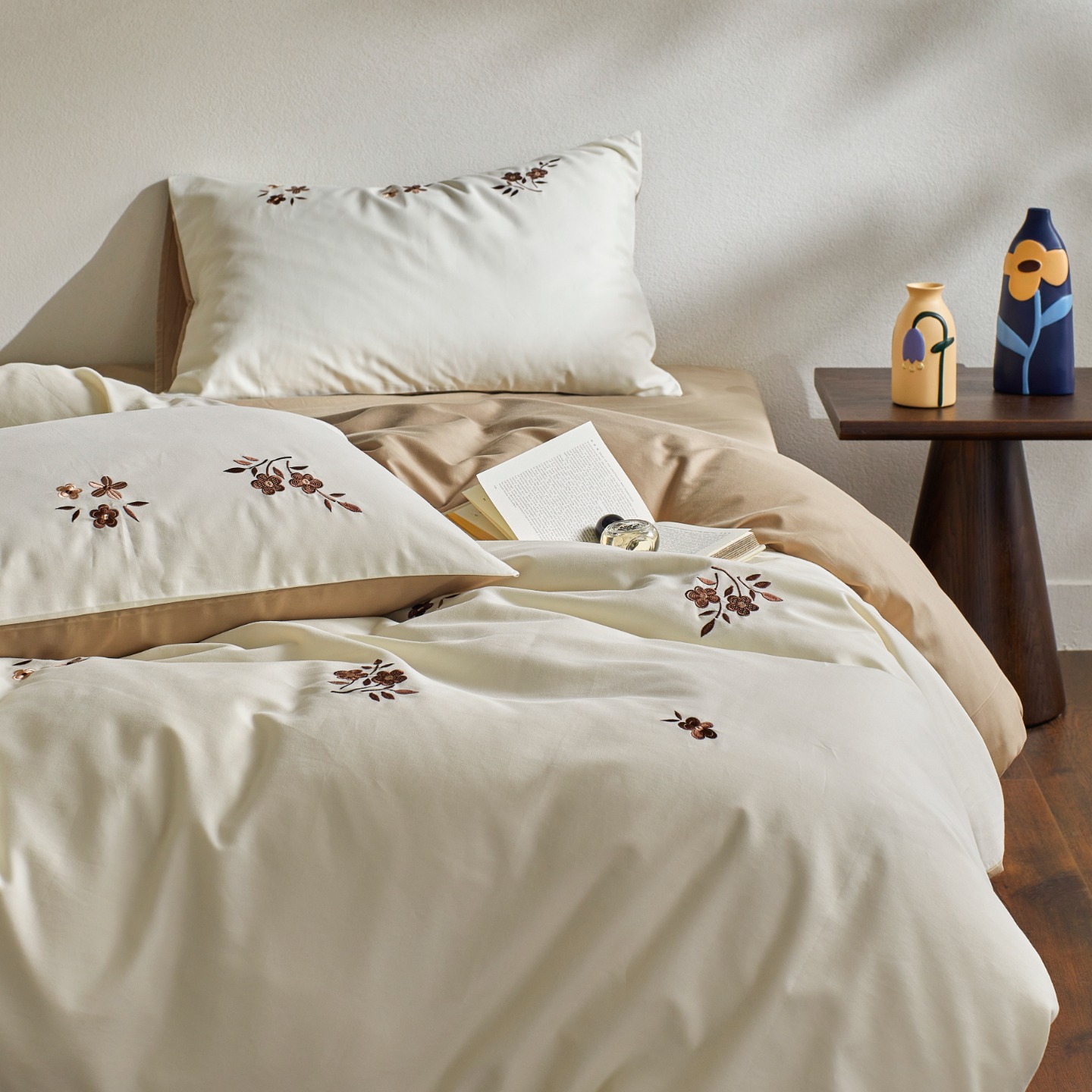 Long-staple cotton bedding, 100s, striped pattern