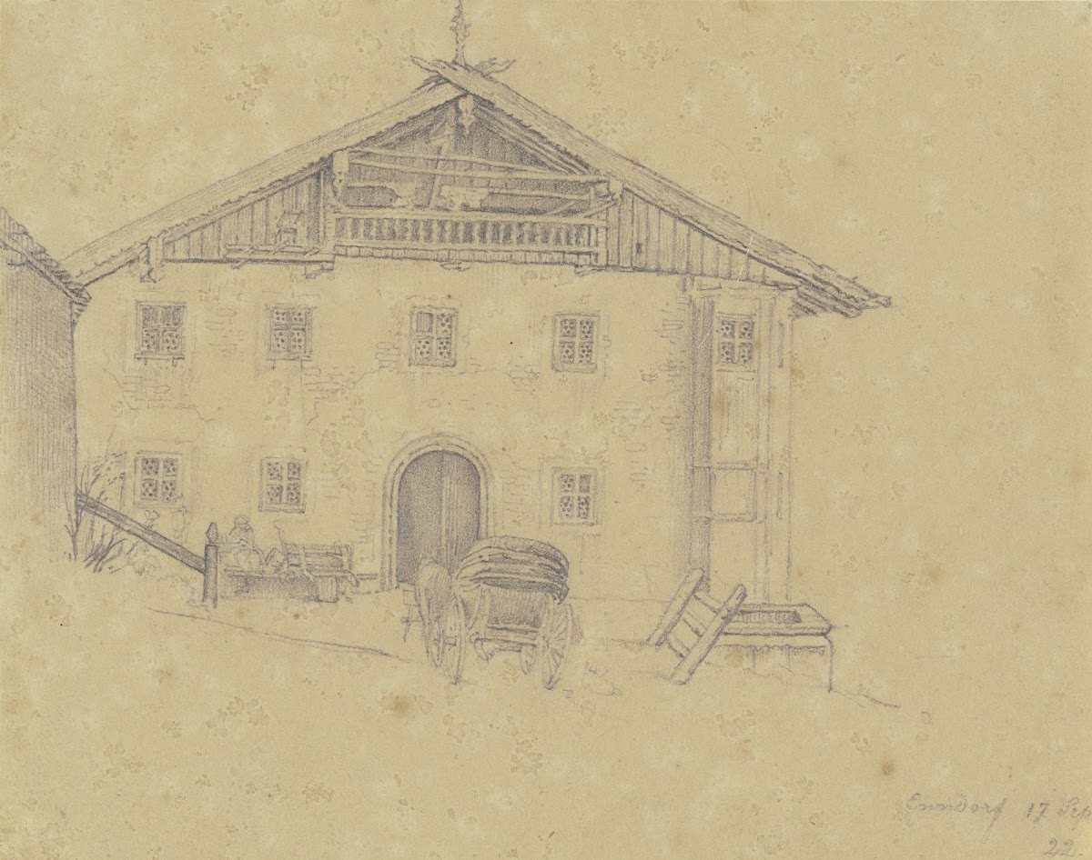 Wirtshaus in Ennsdorf bei Linz 1822