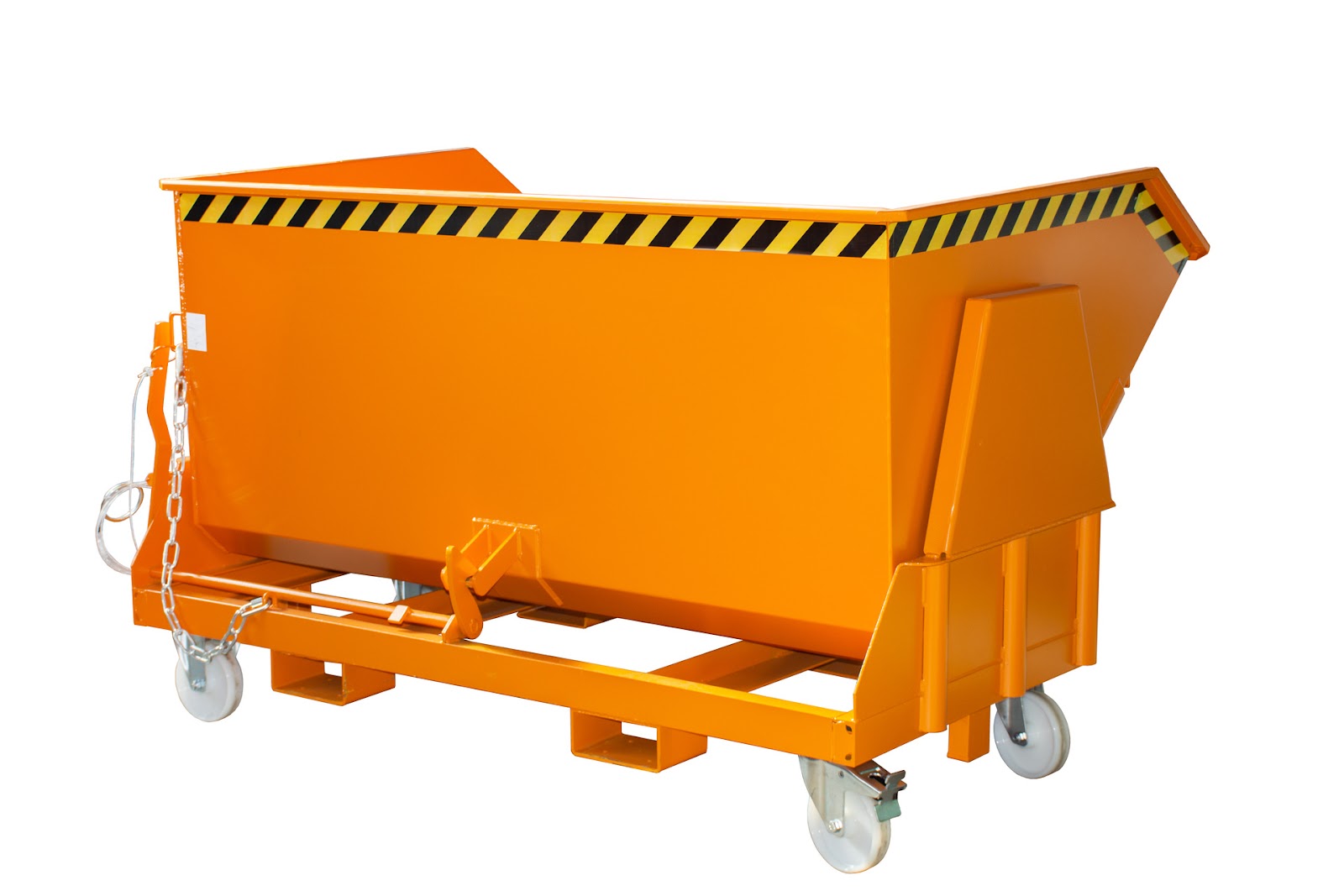Kiepcontainer BK 150, gelakt, Geeloranje