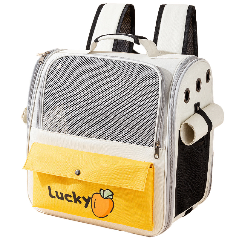 Backpack carrier for cats and small dogs