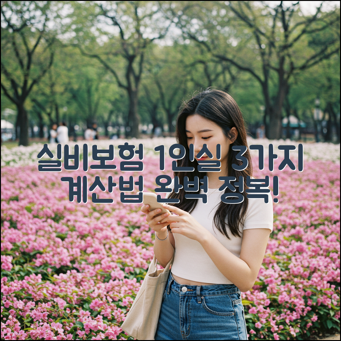 실비보험 1인실, 3가지 계산법 정복!