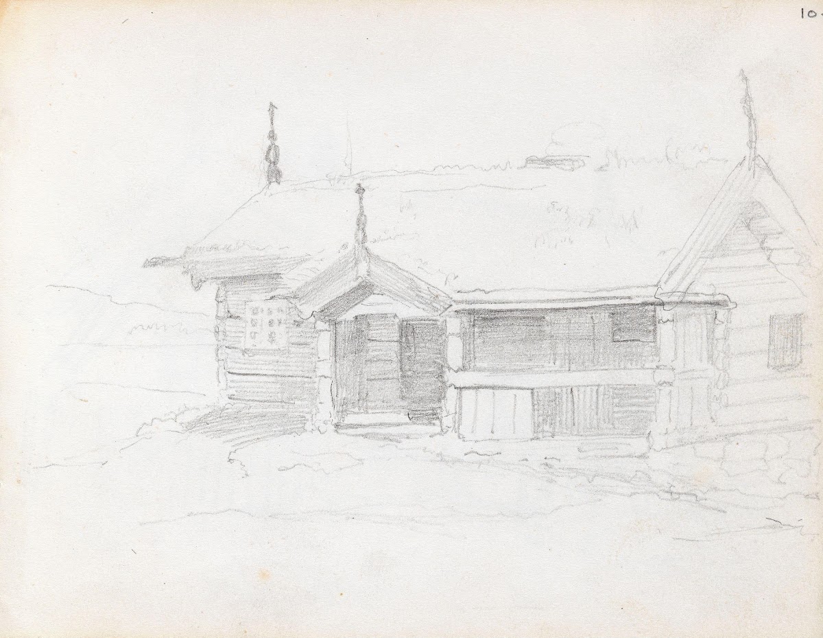 Stue på Nordre Gren 1848