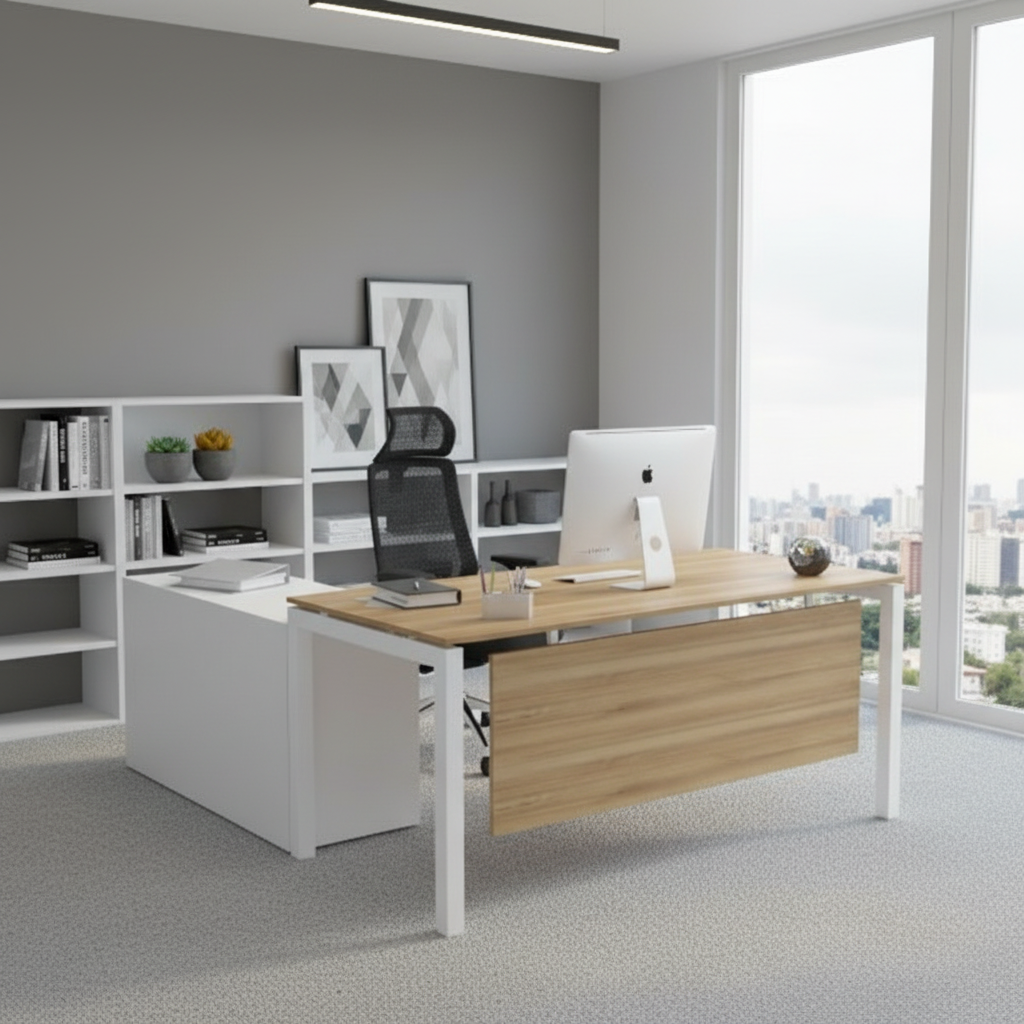 RADAR Office Desk (With Side Cabinet)