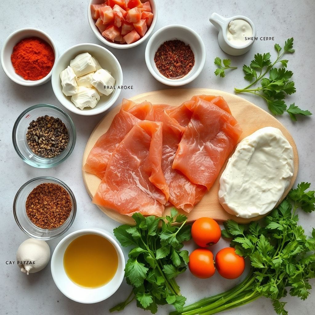 Ingredients for Easy Prosciutto and Honey Burrata Pizza Recipe – 30-Minute Weeknight Dinner
