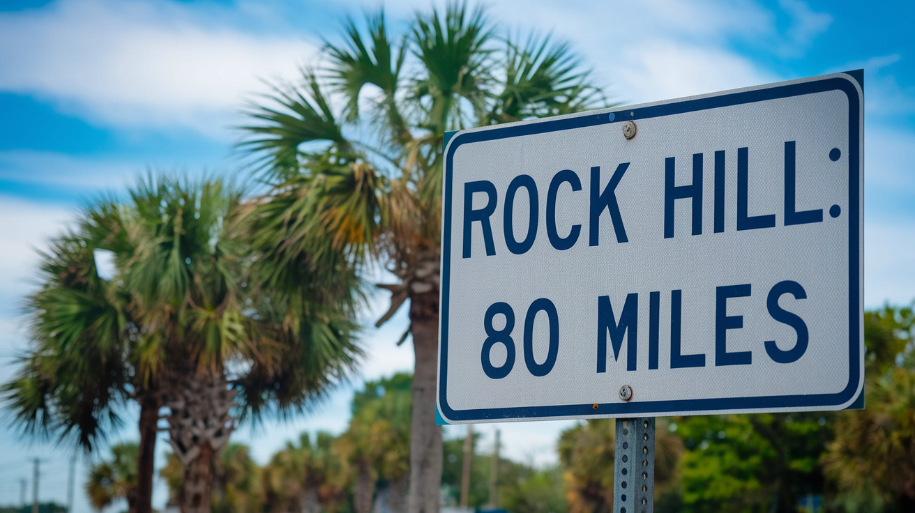 Distance from Myrtle Beach to Rock Hill: Travel Guide