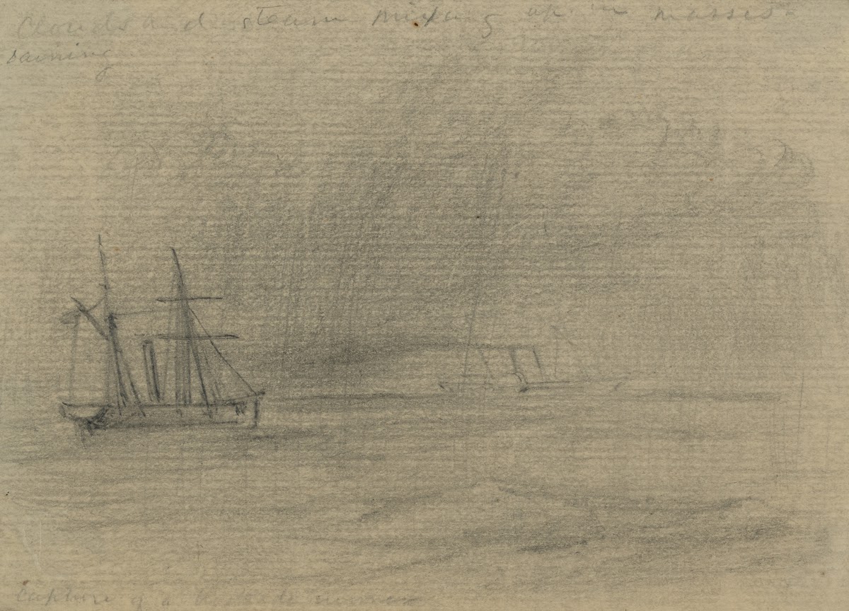 Capture of a blockade runner 1860 1865