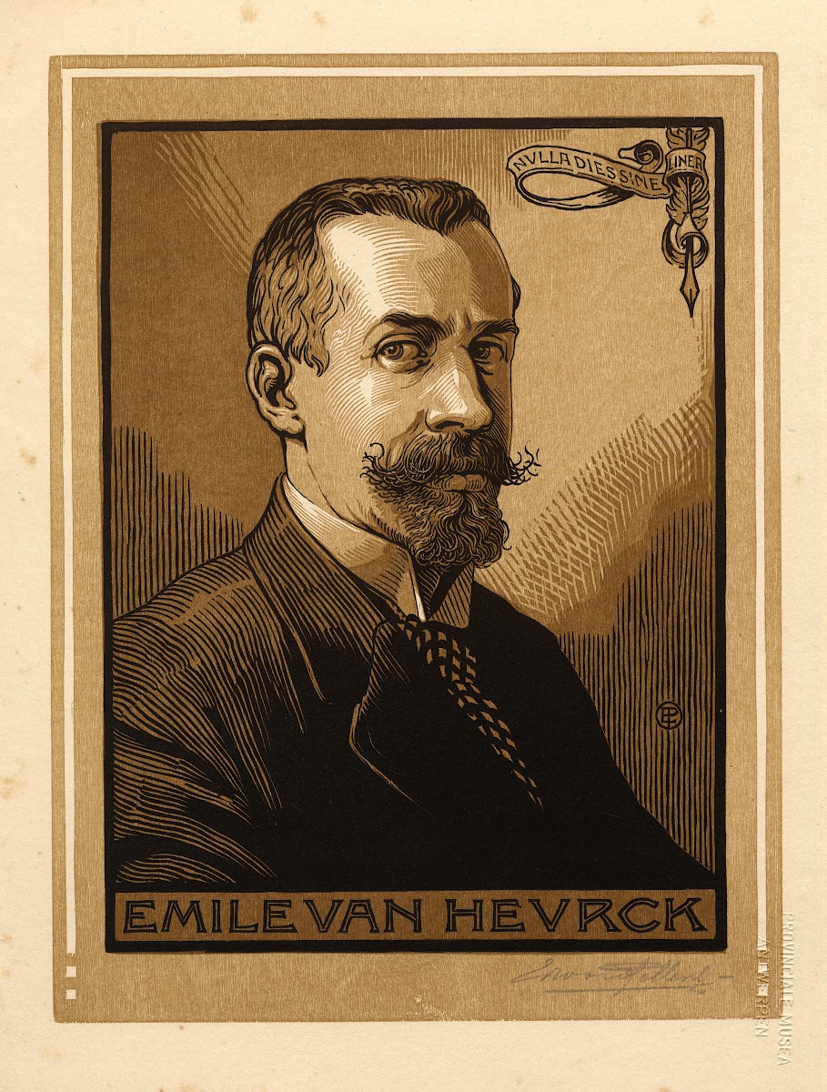 Emile Van Heurck Driekwart portret