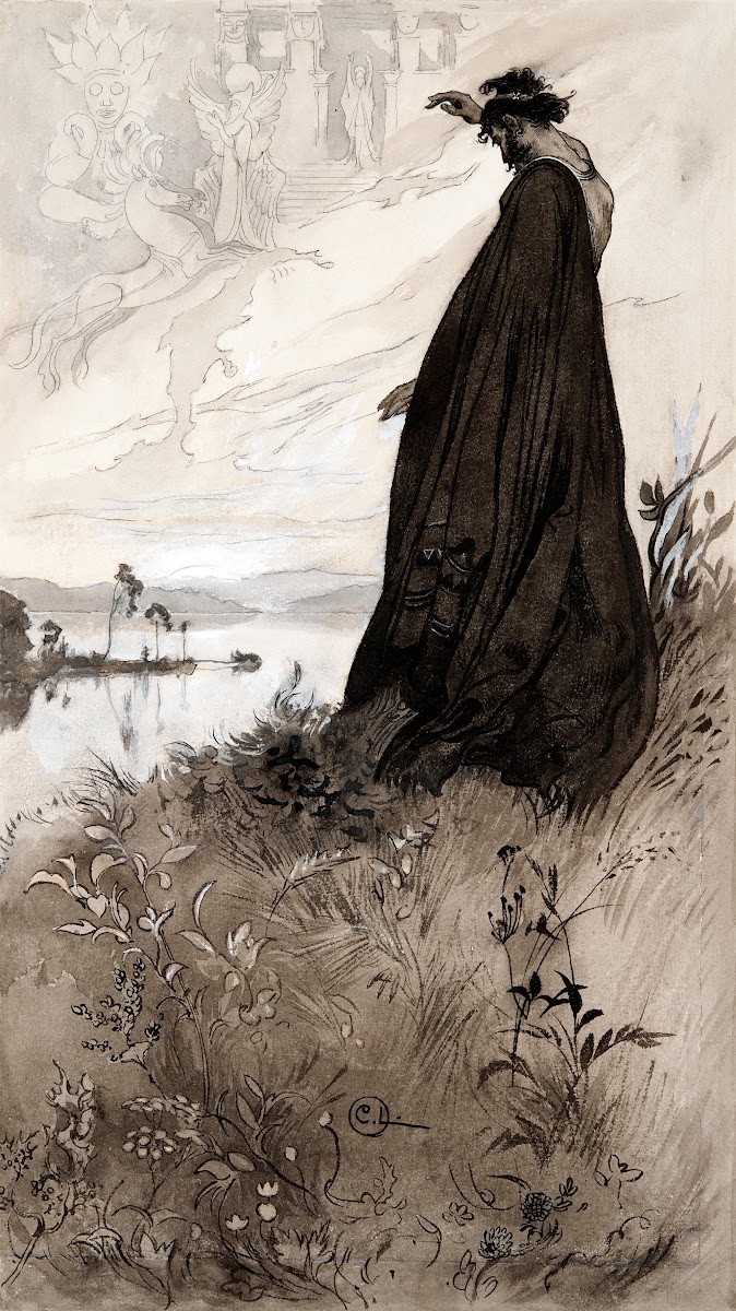 Illustration to SingoallaThe Wind Is My Lover by Viktor Rydberg 1894