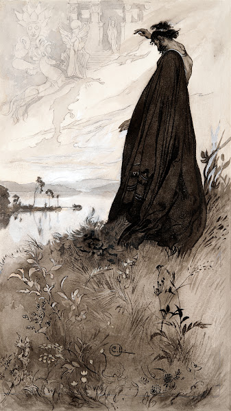 Illustration to SingoallaThe Wind Is My Lover by Viktor Rydberg 1894