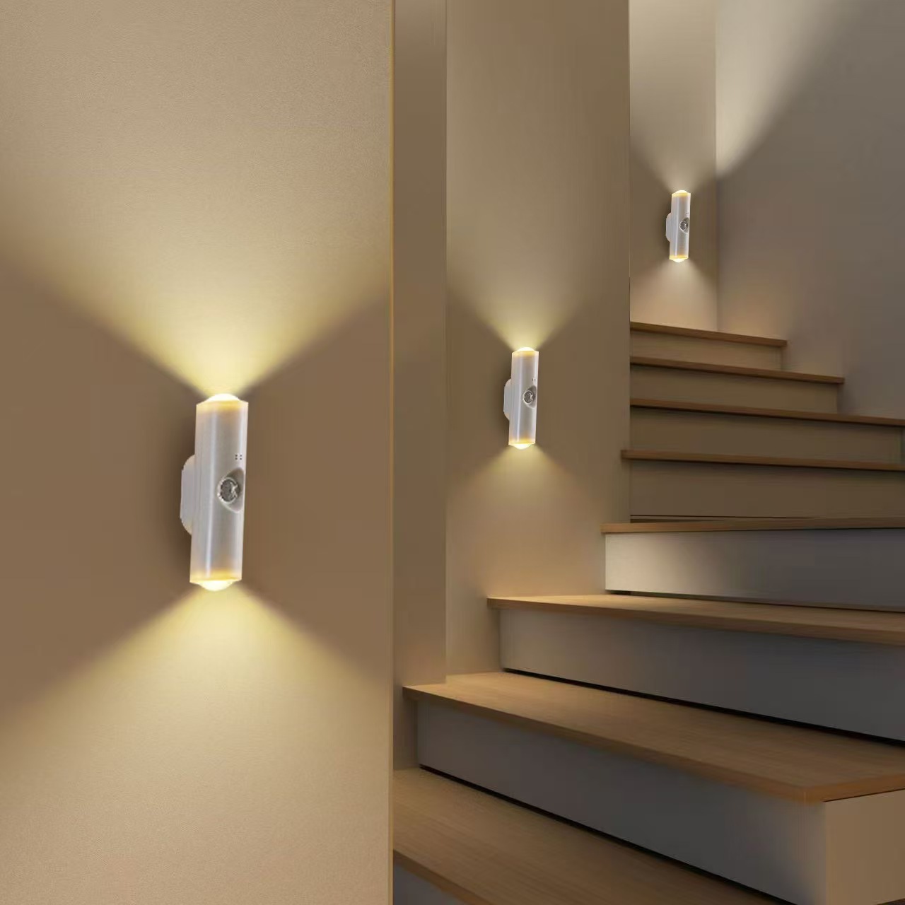Wandleuchte mit Bewegungsmelder und LED
