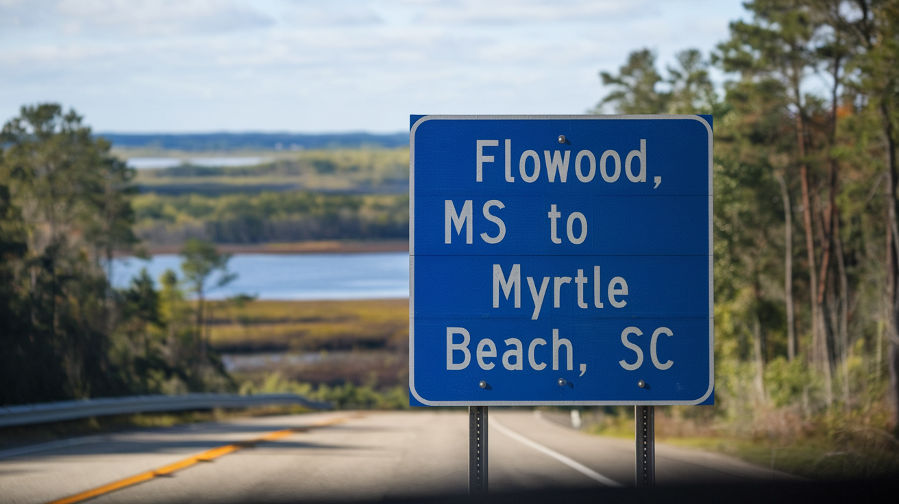 Distance and Travel Tips: Flowood, MS to Myrtle Beach, SC