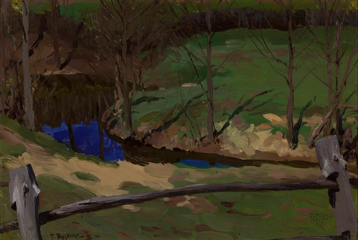 Landscape study in Bohdanów 1900