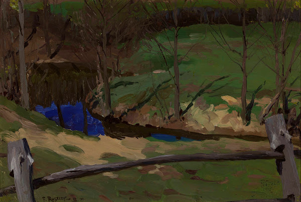 Landscape study in Bohdanów 1900