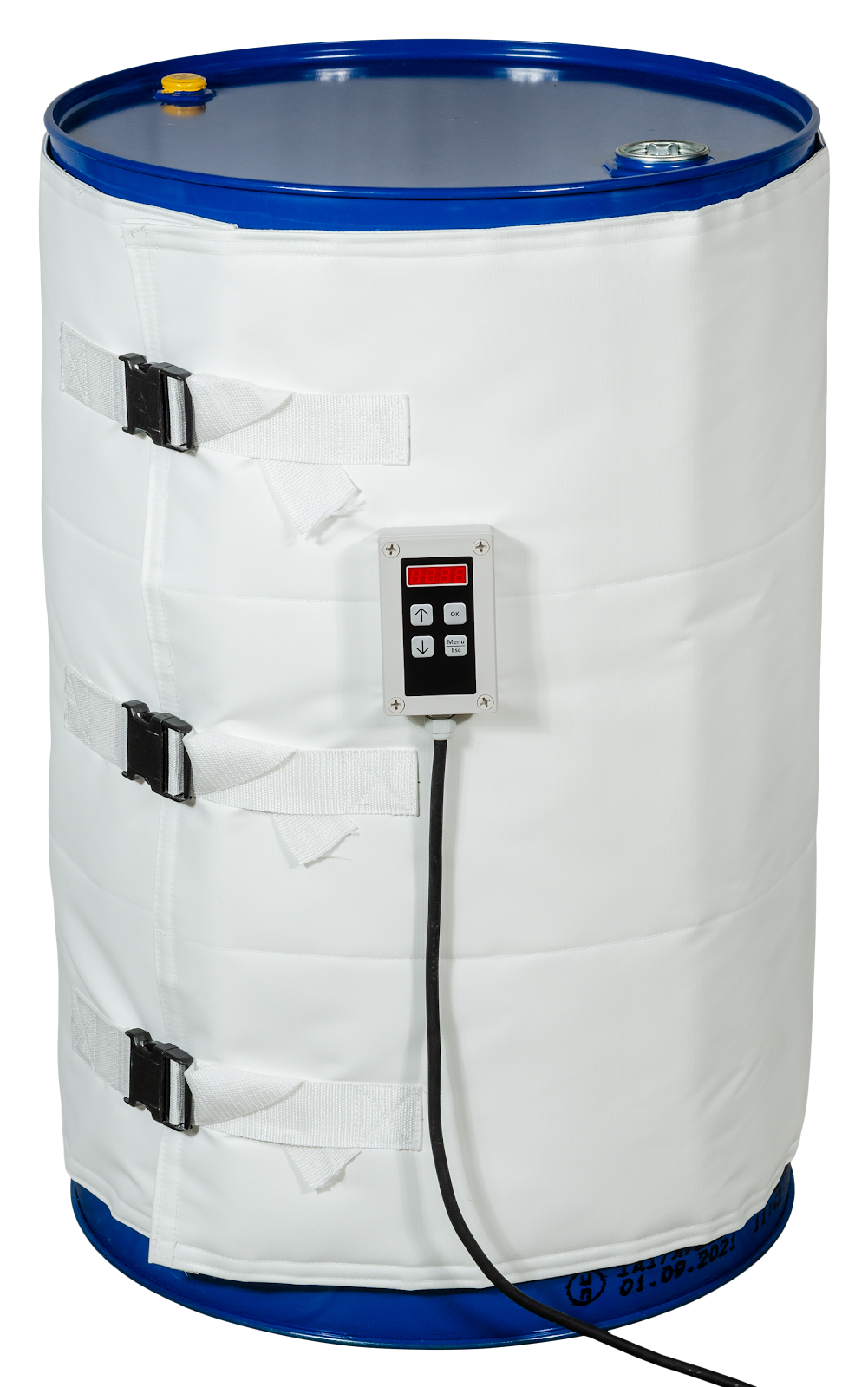 Vatverwarmer food & pharma 200-220L (0-120°C) – 1200W, één zone