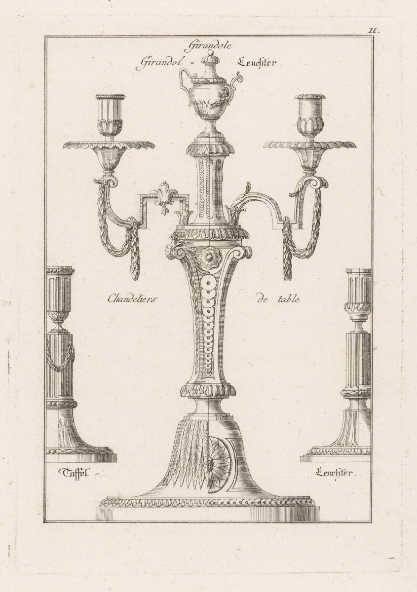 Candlesticks and girandole 1731   1796