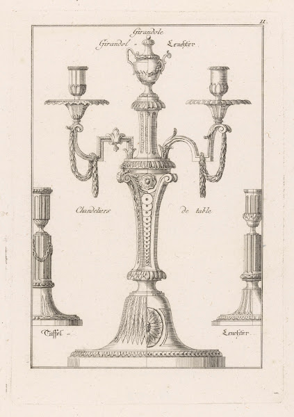 Candlesticks and girandole 1731   1796