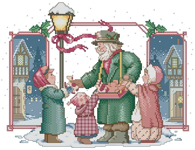 CMP TK879 Old Man And Children To Noel