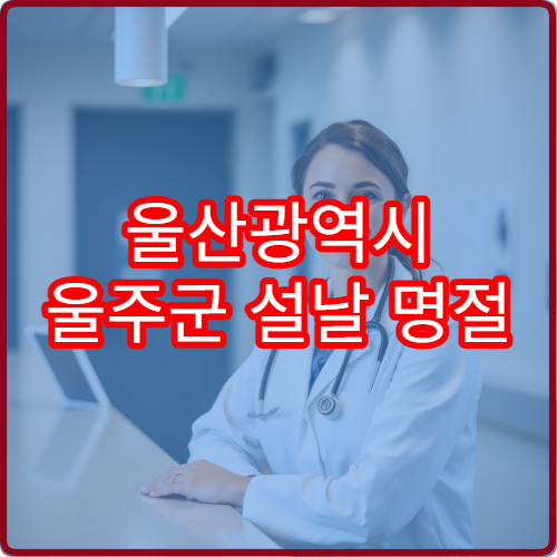 울산광역시 울주군 설날 명절 피부과 연휴 진료 병원 알레르기·트러블 진료