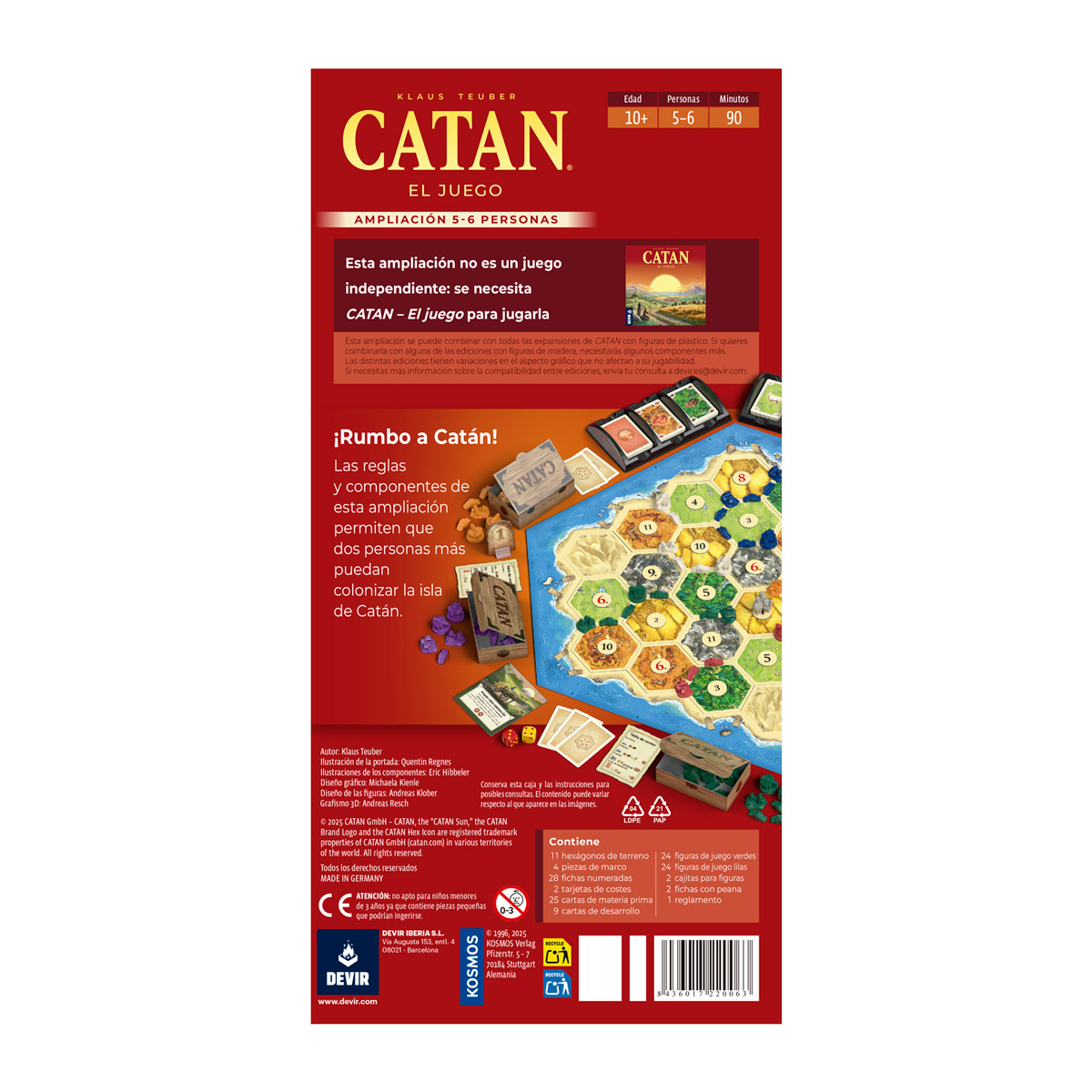 Portada de Catan: Ampliación 5-6 jugadores — imagen 3