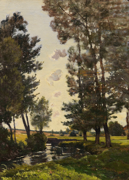 Paysage au ruisseau 1889